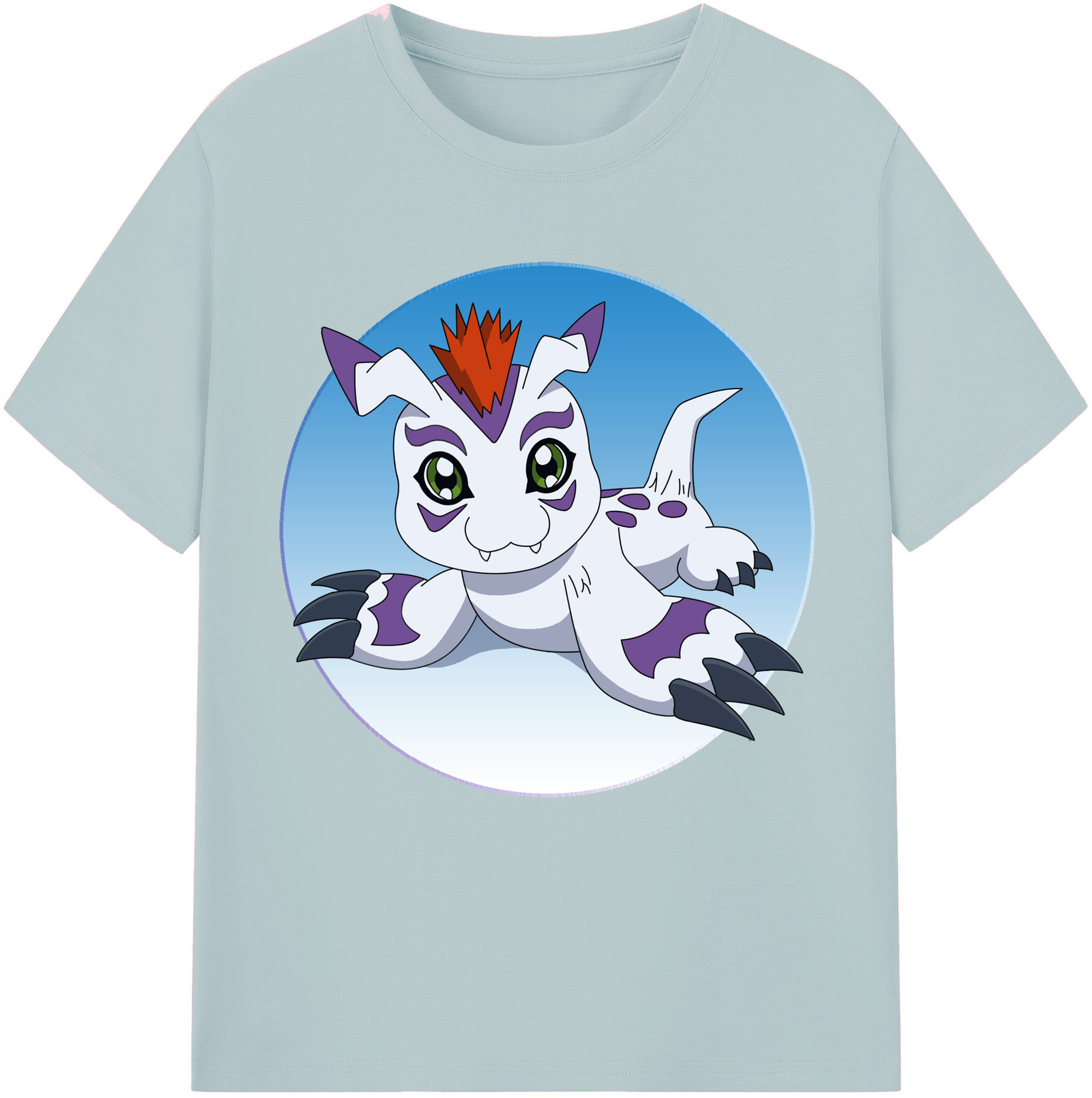 （画像用） Digimon デジタルモンスター/デジモン 綿100％半袖Tシャツ（フロントプリント）